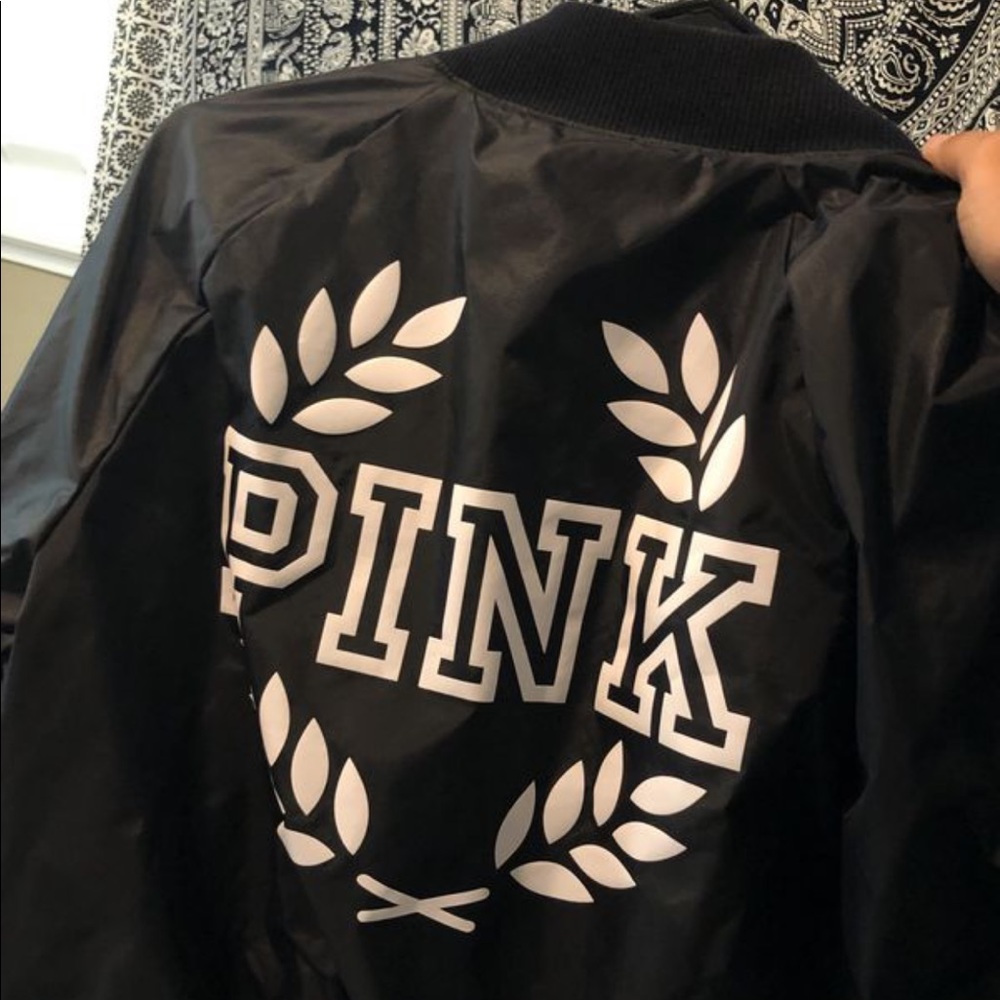 Pink bombers jacket